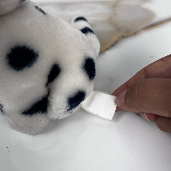 Vintage Cute Dalmatian Dog Spotted Plushie Stuffed Animal Toy Mini 5.5in Retro - Picture 9 of 12